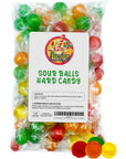 Sour Balls Hard Candy  1 Pound Individually Wrapped  Bulk Assorted Fruit Candies  Orange Lemon Strawberry Cherry Green Apple Flavors  Sour Treat for All Ages