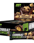 MusclePharm Combat Sport Bar Chocolate Chip Cookie Dough High Protein Bars Combat Cravings Fuel Performance  Meet Energy Demands 20g Protein from Whey Protein 5g Fiber Gluten Free 12 Bars