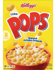 Kelloggs Corn Pops Breakfast Cereal Kids Cereal Family Breakfast Original 18 Boxes