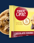 Fiber One Soft-Baked Cookies, Chocolate Chunk, 6.6 oz , 6 ct