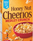 Cheerios Honey Nut Medley Crunch Cereal, 430g/15oz, (Imported from Canada)