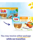 Dole Fruit Bowls Low Fat Apples  Creme Parfait Snacks 43oz 4 Total Cups Gluten  Dairy Free Bulk Lunch Snacks for Kids  Adults