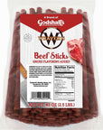 Weavers Beef Sticks 80 original mild flavored 7 beef sticks per 40oz bag