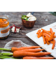 Carriots of Fire  Spicy Pickled Carrot Sticks with Jalapeño  Gourmet Carrots for Snacking  nonGMO Kosher GlutenFree 16 oz 3pack