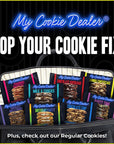 My Cookie Dealer Soft Baked Cookies Cannoli Cheesecake 3Pack 4oz Cookie  Cannoli Shell Batter Loaded with Chocolate Chips Cinnamon Creme  Powdered Sugar  Individually Wrapped Travel Snacks