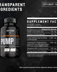 Axe & Sledge Supplements PUMPIES Nitric Oxide Booster with VasoDrive-AP and Nitrosigine, Increase Pumps, Performance, and Recovery, 20 Servings, 100 Capsules