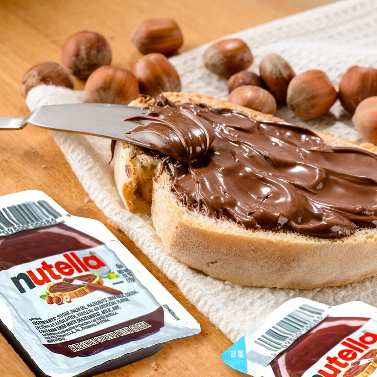 Mini Nutella Hazelnut Snack Pack 20 Pack Single Serve Perfect for Portion Cups Travel Friendly for Lunch Box or To Go or School Box