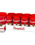 Campbell's Sipping Soup, Classic Tomato Soup, 11.1 Oz Microwavable Cup (Case of 8)