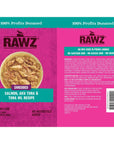 RAWZ Shredded Salmon Aku Tuna  Tuna Oil Recipe 8246 oz Pouches