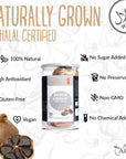 Black Garlic Multi Clove Fermented for 90 days 0 additives high in antioxidants HALAL Certified 85oz Pack of 2 By APEXY