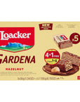 Loacker Gardena Hazelnut Wafers 38 grams, Promo Pack of 5