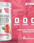 XTEND Original BCAA Powder Watermelon Explosion - Sugar Free Post Workout Muscle Recovery Drink with Amino Acids - 7g BCAAs for Men & Women - 30 Servings