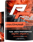 PICKLE FUEL Energy Drink Powder SugarFree with LTheanine 150mg Caffeine B Vitamins great for Pickleball Peach Lemonade