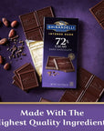 Ghirardelli Intense Dark 72% Cacao Twilight Delight Chocolate Bar, 3.5 Ounce (Pack of 12)