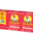 Sun Maid California Raisins (24 Boxes 6 x 4 packs)