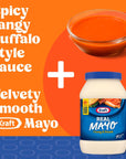 Kraft Mayo Buffalo Style Dressing, 22 fl oz Bottle