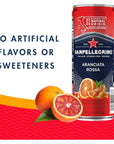 Sanpellegrino Italian Sparkling Drink Aranciata Rossa - 11.15 Fl Oz (Pack of 24)