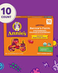 Annie's Organic Bernie's Farm Fruit Flavored Snacks, Gluten Free, 10 Pouches, 7 oz.