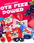 Zotz Fizz Power Hard Candy Assorted Fruit Flavors 1 Pound Bag  Approx 90 Count