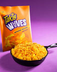 Takis Waves Intense Nacho, Nacho Cheese Flavored Cheesy Potato Chips, Multipack 20 bags, 2.5 Ounces Each