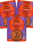 MAYA KAIMAL Organic Indian Tomato  Onion Everyday Chana  10oz PACK of 3  Microwaveable Ready to Eat Fully Cooked Chickpeas  Vegan Ready to Eat