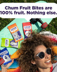 Chum Fruit Bites 100% Real Fruit Snacks | Berry, 72 Pack | Non-GMO, No Added Sugar or Preservatives | Top 12 Allergen and School Friendly, Nut-Free, Gluten-Free, Vegan, Kosher, Paleo