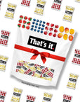 That’s It. Fun Size Fruit Bars Variety Pack(50 Pieces, 10g Each) With Apples + Bananas, Apples + Cranberries, Non-GMO, Paleo and Kosher Friendly, Gluten Free Breakfast Snacks