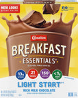 Carnation Breakfast Essentials Light Start Powder Drink Mix Rich Milk Chocolate705 Oz 8 Ct Pack of 2