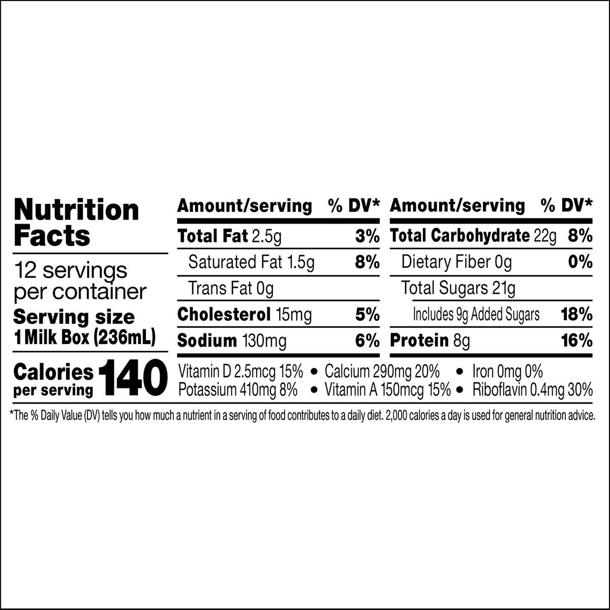 Horizon Organic ShelfStable Low Fat milk Boxes Vanilla 8 oz 12 Pack