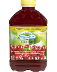 Thick & Easy Thickened Beverage 46 oz. Bottle Cranberry Juice Cocktail Flavor Ready to Use Honey Consistency, 48030 - Case of 6