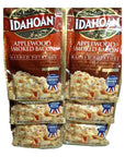 Idahoan Applewood Smoked Bacon Flavored Mashed Potatoes 4oz Pouch Pack of 6