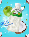 Mogu Mogu drink coconut water 6 Bottles Drinks for kids made with coconut and nata de coco coconut jelly Fun chewable juice boxes for kids Juice bottles made for adults and kids ready to drink juices