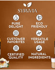 Syruvia Coffee Syrup Variety Pack  French Vanilla  Irish Cream GlutenFree Kosher 254 fl oz Bottles  Enhance Your Coffee Experience with Premium Flavoring Syrups