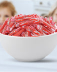 TWIZZLERS PULL N PEEL Cherry Licorice Single Twist Candy Individually Wrapped Bulk Pack 2 Pounds