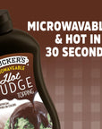 Smuckers Hot Fudge Topping 155 Ounces Pack of 6 Microwavable Squeeze Bottle