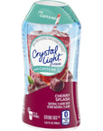 Crystal Light Liquid Cherry Splash Energy Drink Mix with Caffeine 162 oz Bottle