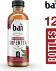 Bai Iced Tea Rio Raspberry Antioxidant Infused Supertea Crafted with Real Tea Black Tea White Tea 18 Fl Oz Pack of 12