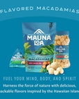 Roasted Macadamia Nuts Roasted Salted Flavor 5 Oz Pouches Pack of 24