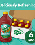 V8 Splash Island Strawberry Flavored Juice Beverage 64 fl oz Bottle 6 Pack