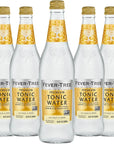 Fever Tree Premium Tonic Water  Premium Quality Mixer and Soda  Refreshing Beverage for Cocktails  Mocktails 500ml Bottle  Pack of 5