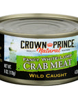 Crown Prince Fancy White Lump Crab Meat 6 oz