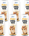 Jans Boba Milk Tea Original Flavor Thick Sweet and Creamy Milk tea beverages with tapioca bubble boba milky boba taiwanese tea 169 fl oz per can Pack of 6