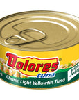 Dolores Tuna Chunk Light Yellowfin Tuna with Jalapeno Peppers 10oz Canned Tuna Pack of 1