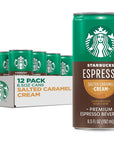 Starbucks Doubleshot Salted Caramel 65 Ounce 12 Count Packaging May Vary