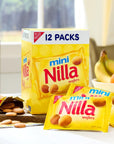 Nilla Wafers Mini Cookies Vanilla Wafers 12 Snack Packs