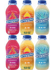 Snapple Tasters Edition Variety Pack Fire Air  Rain 159 ounce bottles Pack of 6