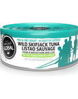 Raincoast Trading Global Wild Skipjack Tuna No Salt Added Wild Caught Pole and Line Certified Sustainable Packed in Water High Protein Omega3 Keto Friendly  Case of 12 41oz Cans