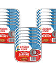 Chicken of the Sea Sardines in Louisiana Hot Sauce Wild Caught 375 oz Can Pack of 18 Packaging May Vary