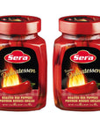 Sera Roasted Delicatessen Red Peppers 24 Oz 2 PACK  Smoky and Sweet Flavor  Add Smoky  Tangy Flavor to Any Dish  Excellent Addition to Sandwiches Salads Wraps and Burgers