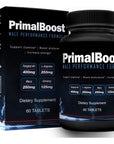 Nutracraft PrimalBoost Male Performance Supplement | Enhance Size, Stamina, Strength & Drive | L-Arginine, Maca, Tongkat Ali & Tribulus | 60 Vegetable Capsules